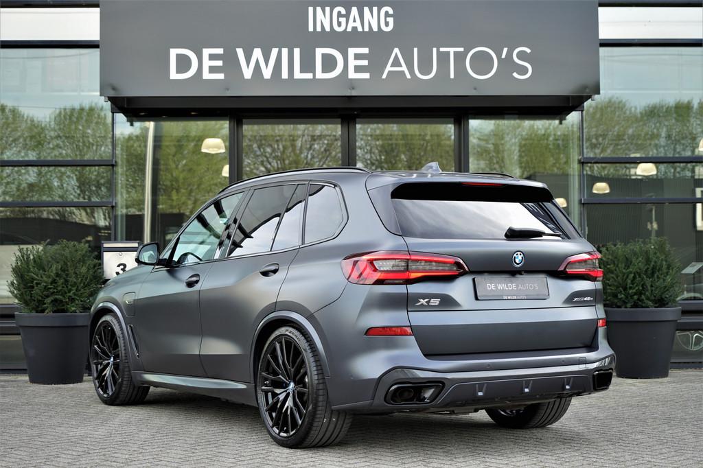 BMW X5 xDrive45e M-sport Bowers&Wilkins Pano Stoelventilatie, Automaat, Gebruikt, 394 pk, Hybride Elektrisch/Benzine
