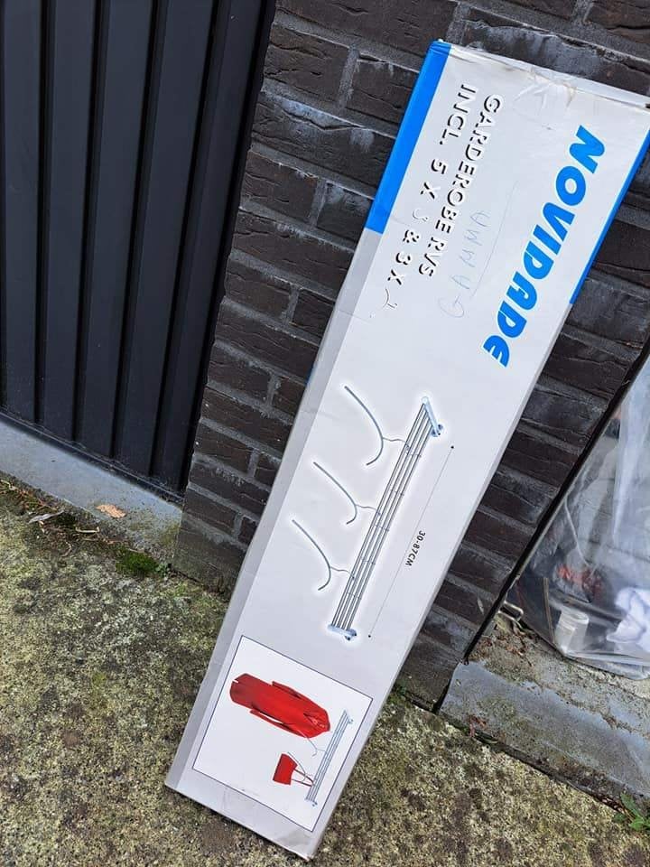 Kapstokken, wandkapstok, kleerhanger, nieuw en zgan, Wandkapstok, Ophalen of Verzenden, Zo goed als nieuw, Minder dan 100 cm