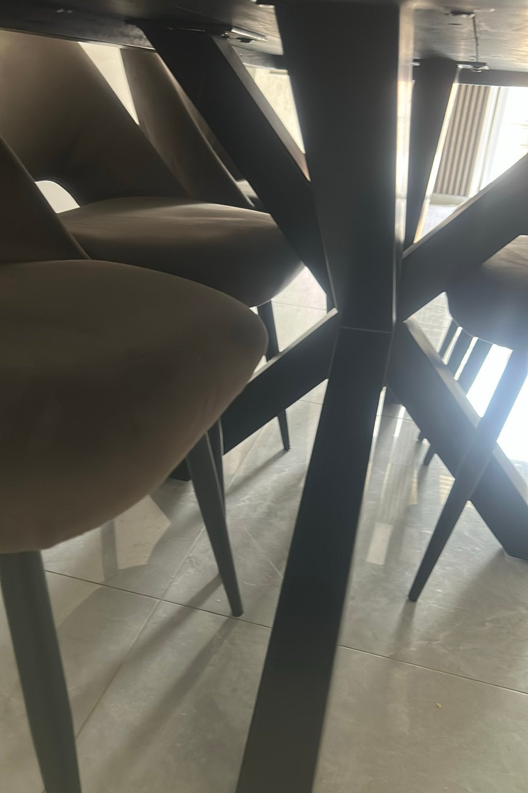 Eettafel xpoot 160cm, Ophalen, 50 tot 100 cm, Zo goed als nieuw, 150 tot 200 cm