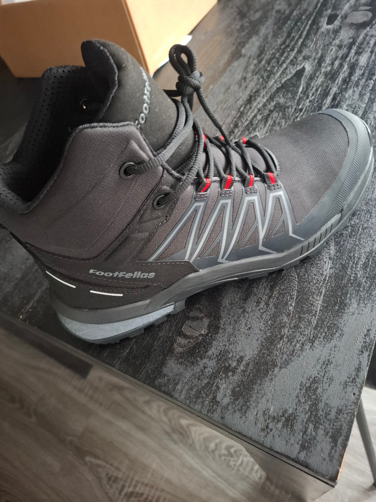 Footfellas werkschoenen - Maat 43 - Nieuw in doos, Kleding | Heren, Ophalen, Nieuw, Werkschoenen, Zwart
