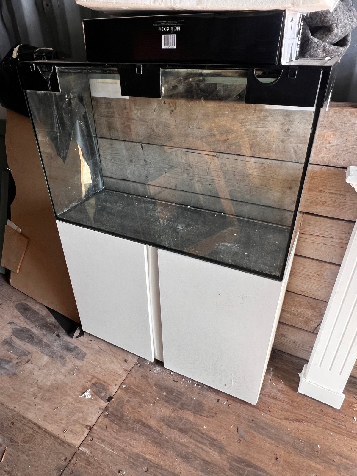 Aquarium met meubel ca 80cm breed, Dieren en Toebehoren, Ophalen, Gebruikt, Leeg aquarium