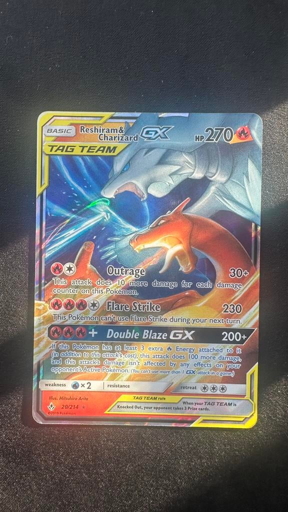 Reshiram & Charizard, Ophalen of Verzenden, Zo goed als nieuw