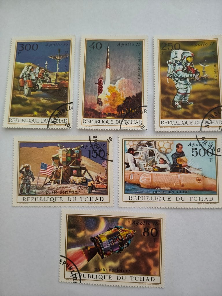 8341 tsjaad apollo 15 1972, Verzenden, Overige landen