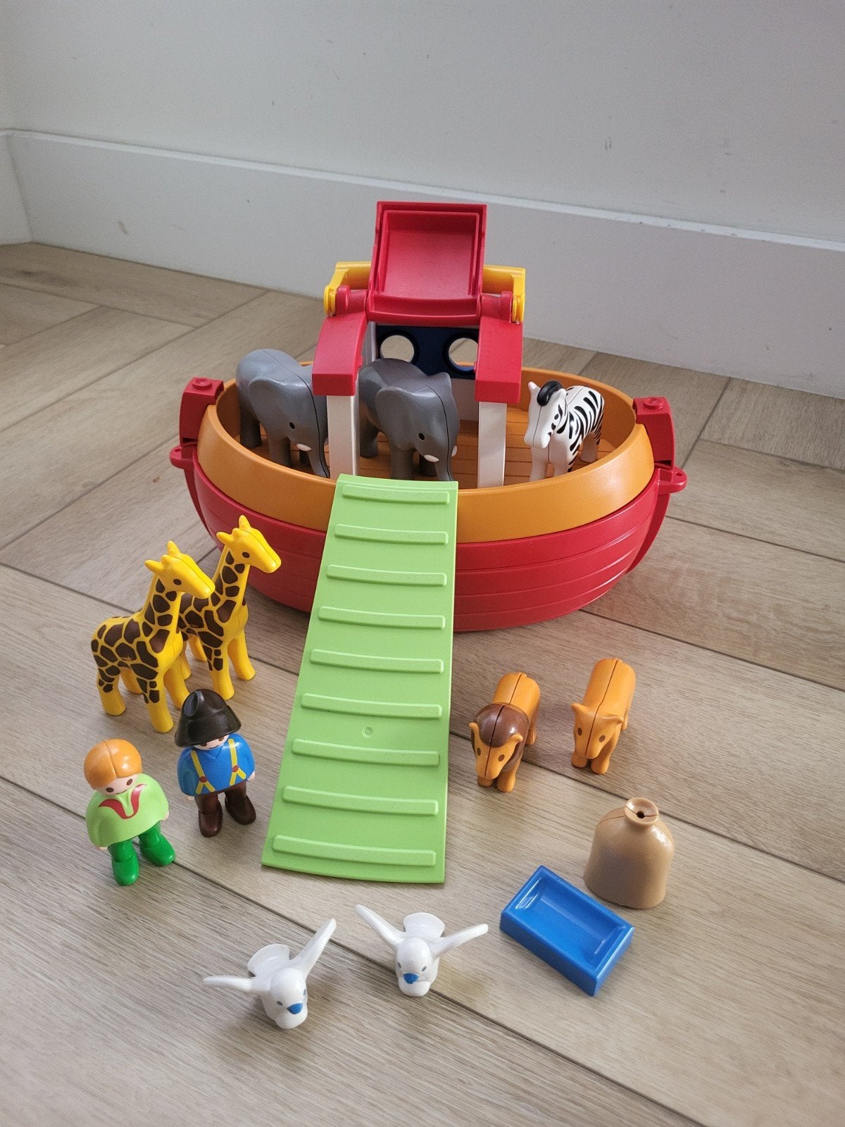 Playmobil 1.2.3. Ark van Noach met dieren en figuren, Ophalen, Gebruikt, Complete set, 1.2.3
