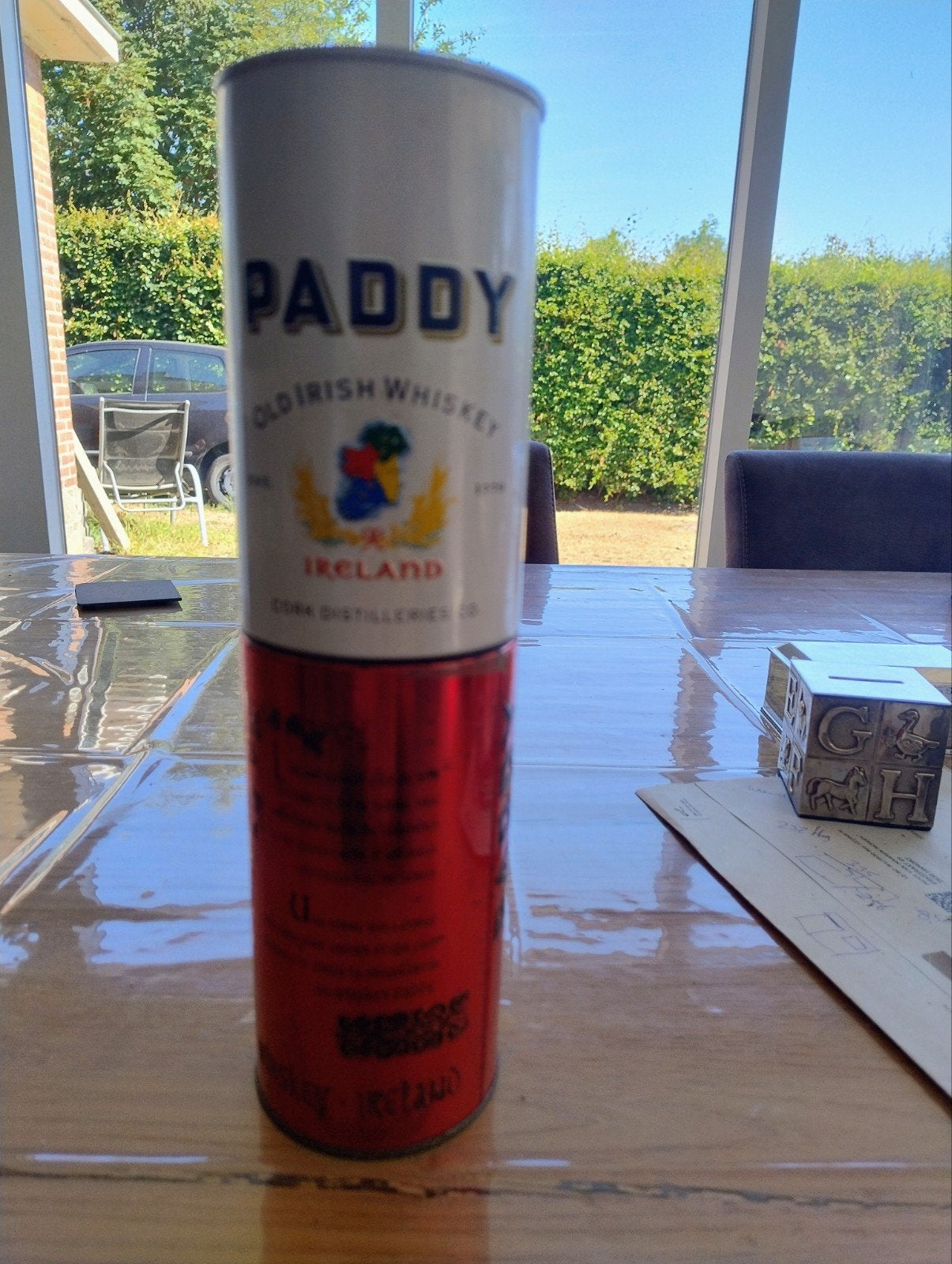 Vintage Paddy Old Irish Whiskey blik, Ophalen of Verzenden, Overige