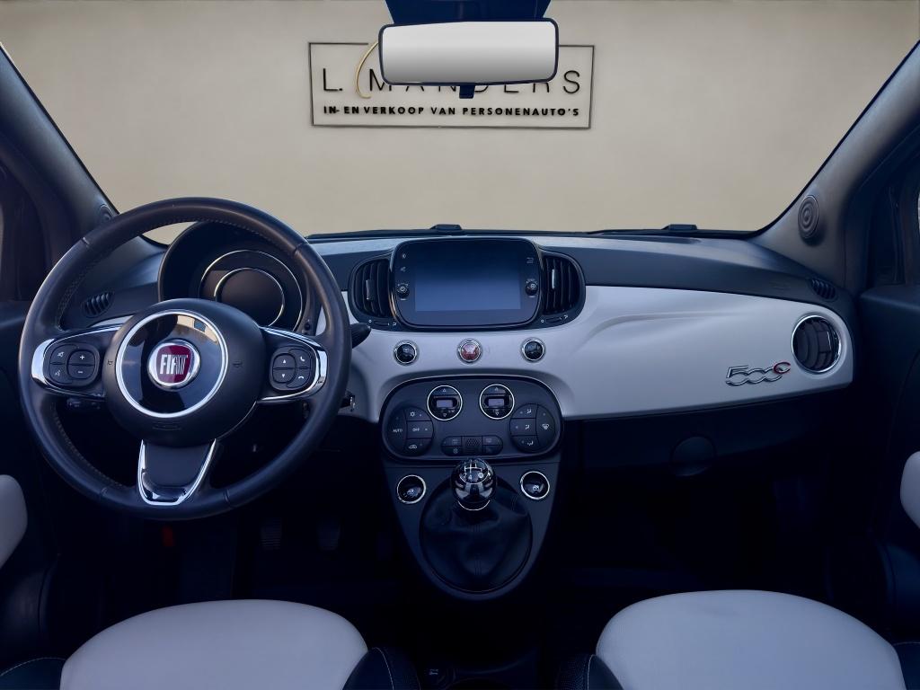 Fiat 500C 1.2 Star 2020 ZWART | Cabriolet | Apple CarPlay, Keurmerk '100% Onderhouden', Gebruikt, 4 cilinders, Cabriolet