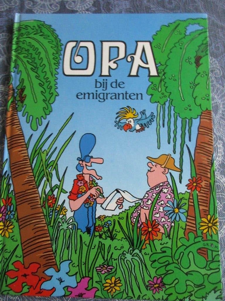 stripboek OPA bij de emigranten - uitg Misset, Eén stripboek, Ophalen of Verzenden, Zo goed als nieuw