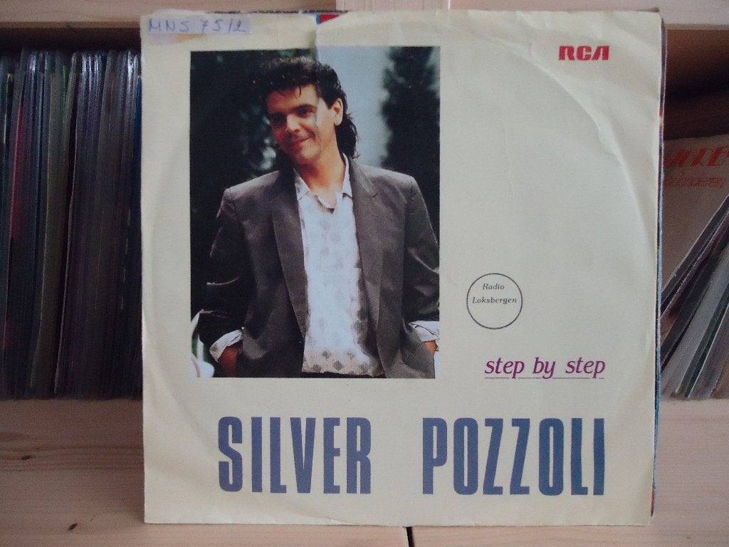7" Single Silver Pozzoli - Step By Step + dub mix, Gebruikt, 7 inch, Ophalen of Verzenden, Pop