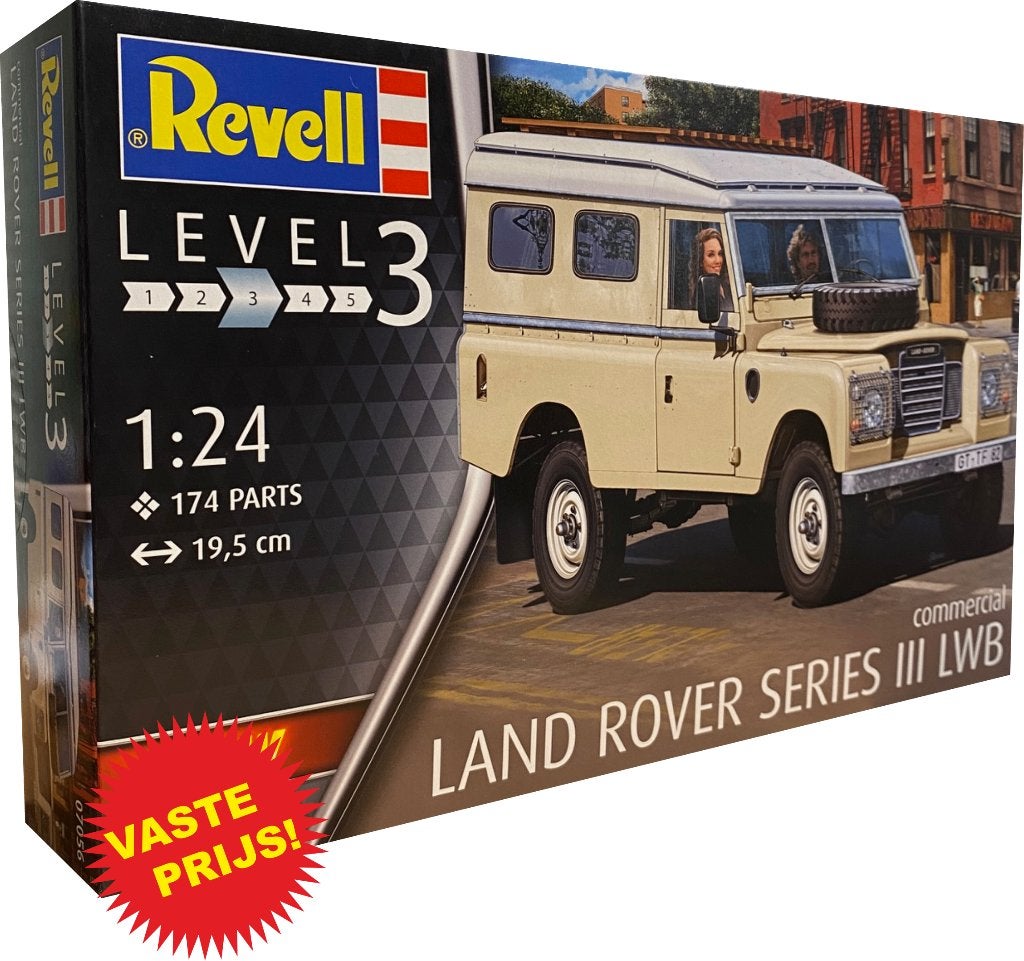 Land Rover Series III LWB (Revell 07056) 1/24, Auto, Revell, Groter dan 1:32, Nieuw