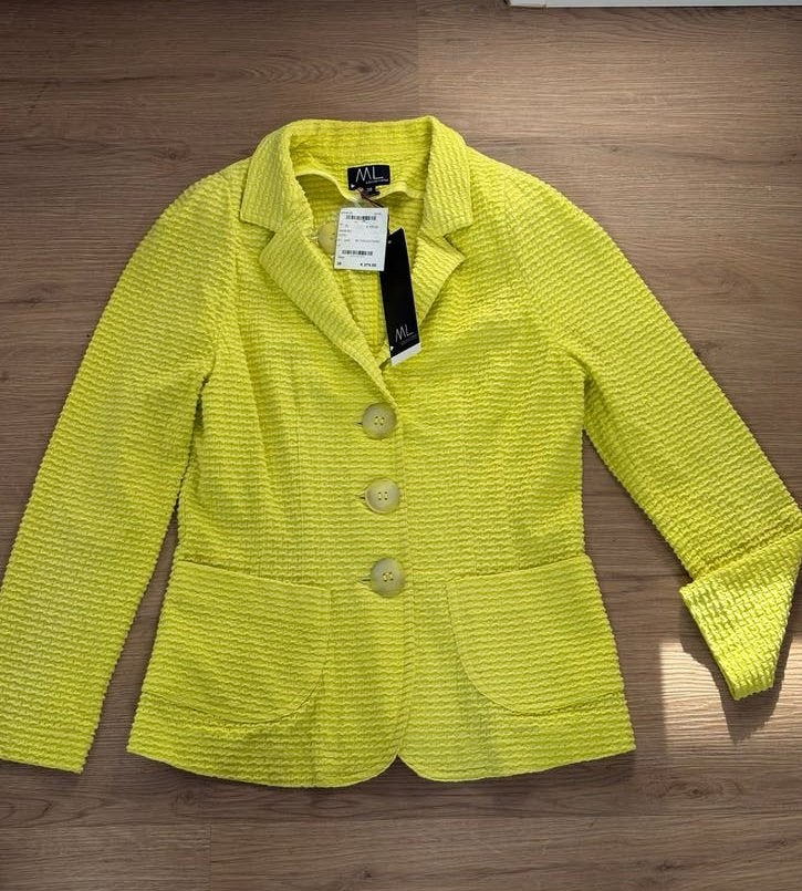 ML Collections jasje mt 38 (valt als 36), Kleding | Dames, Verzenden, Geel, Nieuw, Jasje