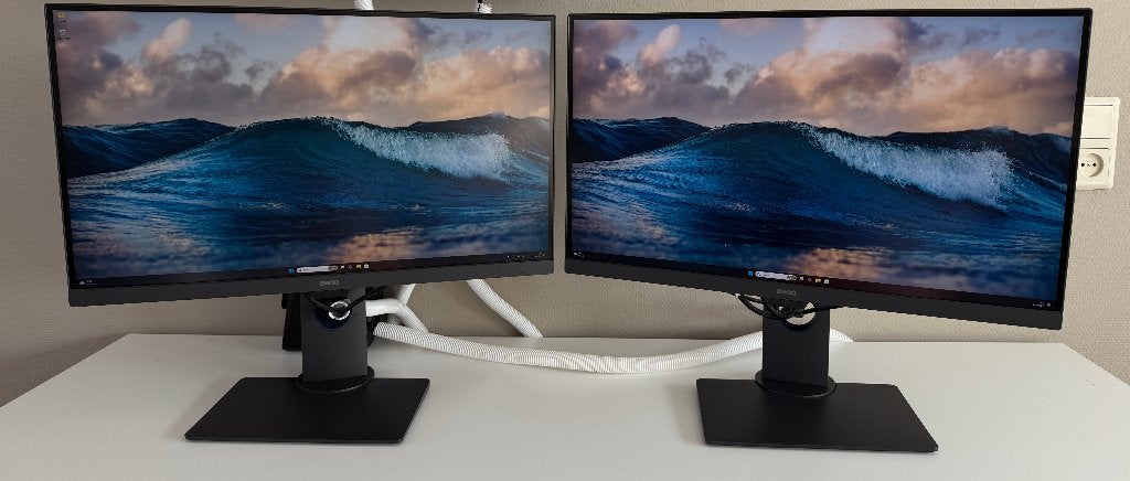 2x BenQ PD2700U – 27 inch 4K UHD monitoren, Computers en Software, Gebruikt, IPS, Ultra HD (4K), DisplayPort