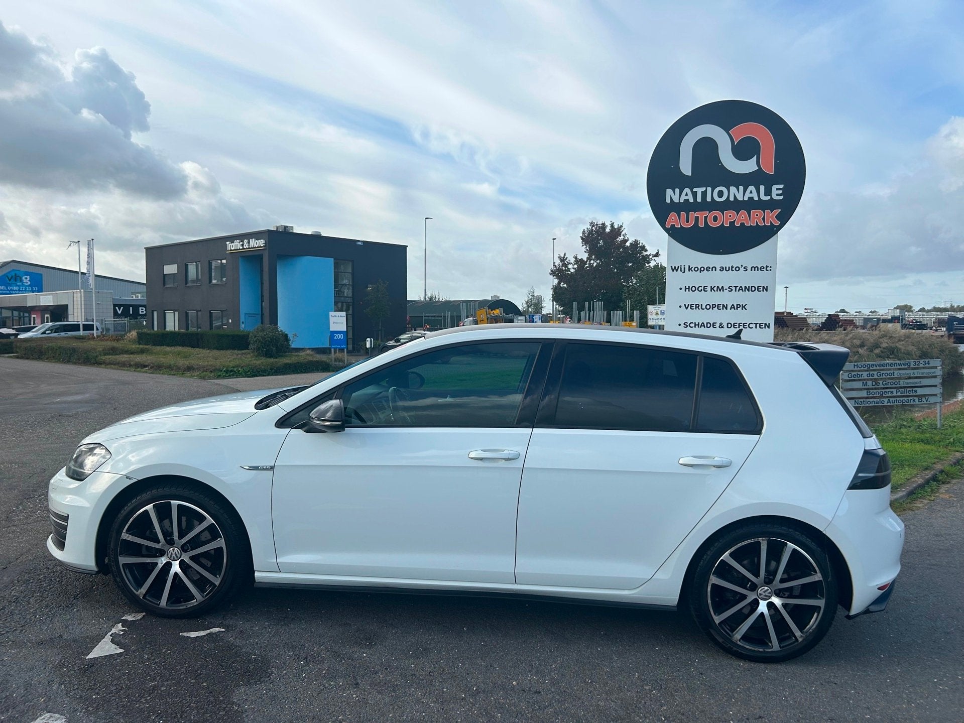 Volkswagen Golf | 2016 | 2.0 TDI GTD 184 pk | Automaat | Ex, Auto's, Gebruikt, Euro 6, 4 cilinders, Wit