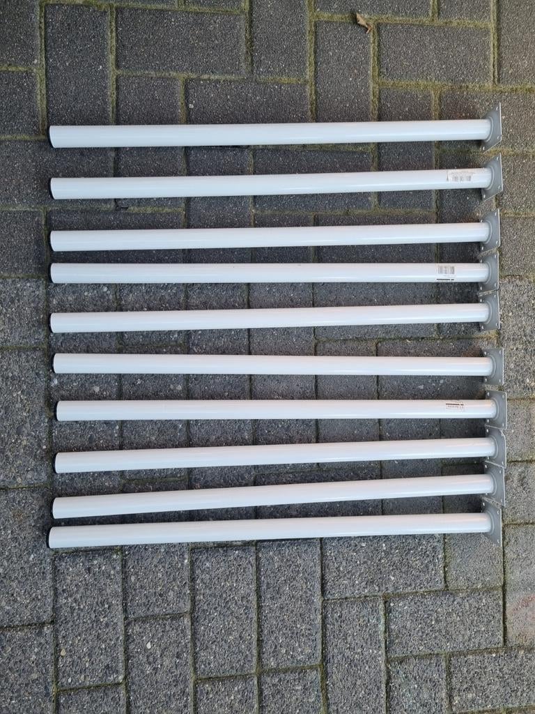 Duraline meubelpoten 10 stuks, Tafelpoot, Gebruikt, 50 tot 100 cm, Rond