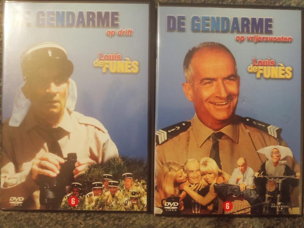 De Gendarme -op vrijersvoeten -op drift - Louis de Funes, Alle leeftijden, Ophalen of Verzenden, Zo goed als nieuw, Overige genres
