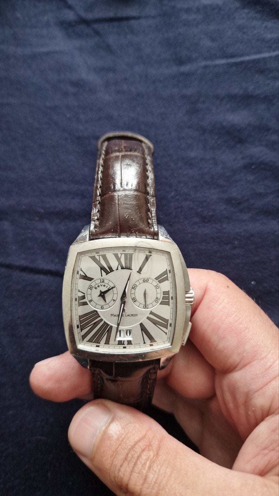 Maurice Lacroix Miros Watch quartz, Polshorloge, Ophalen, Overige merken, Leer