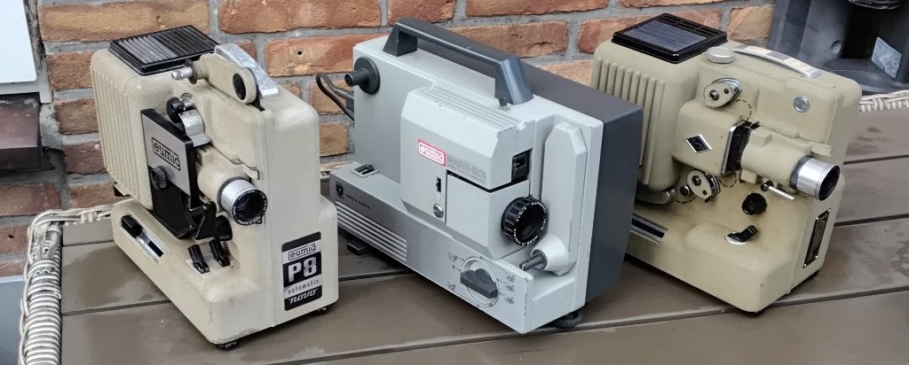 3 X  Vintage Eumig Filmprojectoren., Ophalen, 1960 tot 1980, Projector