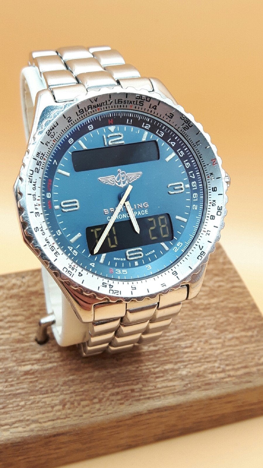 Breitling chronospace, Ophalen of Verzenden, Zo goed als nieuw, Breitling