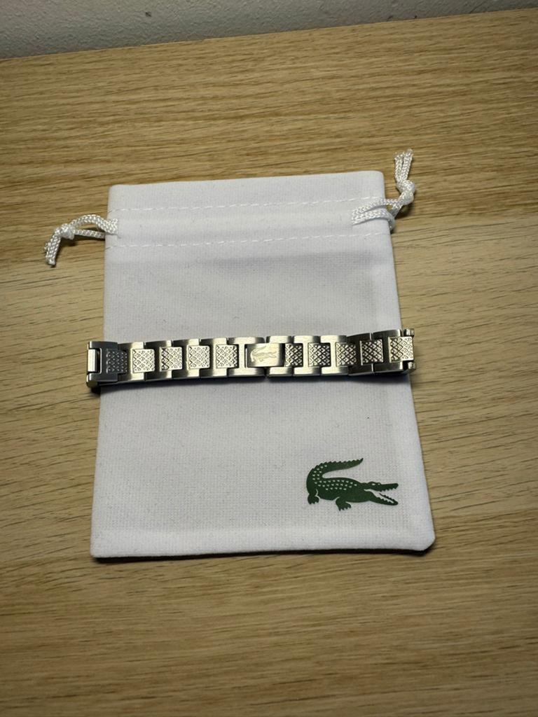Lacoste armband, Ophalen of Verzenden, Zo goed als nieuw, Zilver