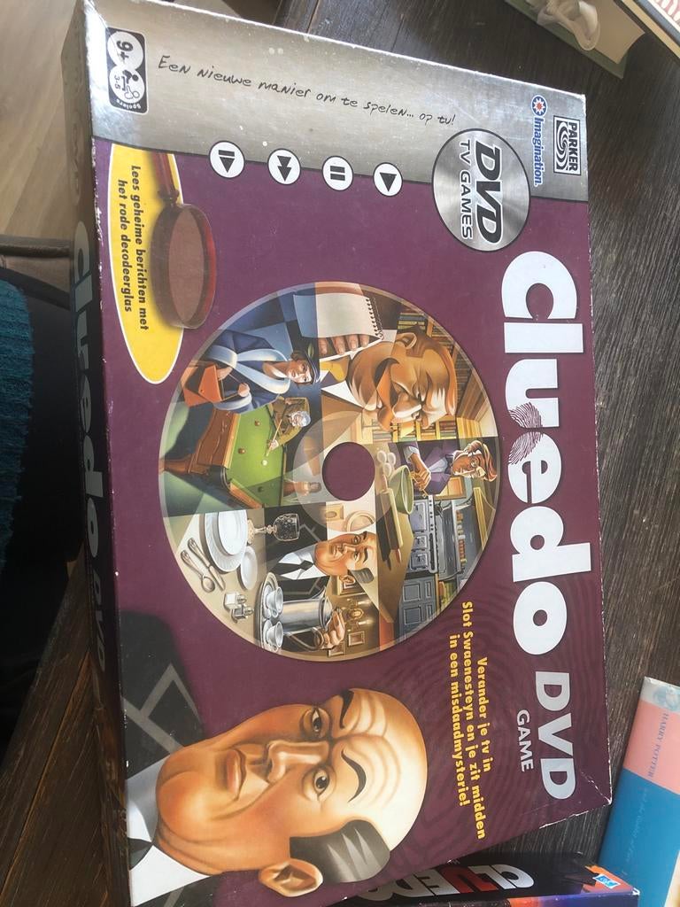 Cluedo DVD Game - Misdaad mysterie bordspel, Drie of vier spelers, Ophalen of Verzenden, Gebruikt