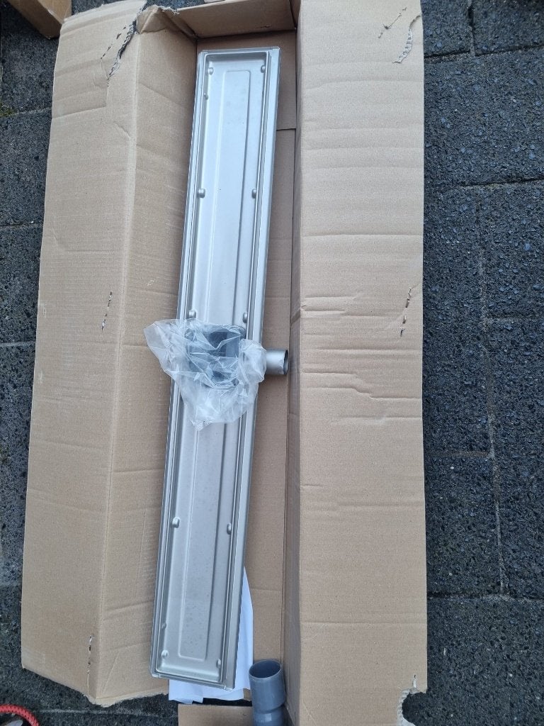 Ben B-Drain Douchegoot 90 cm met douchegootrooster, Ophalen, Nieuw, Rvs, Douche