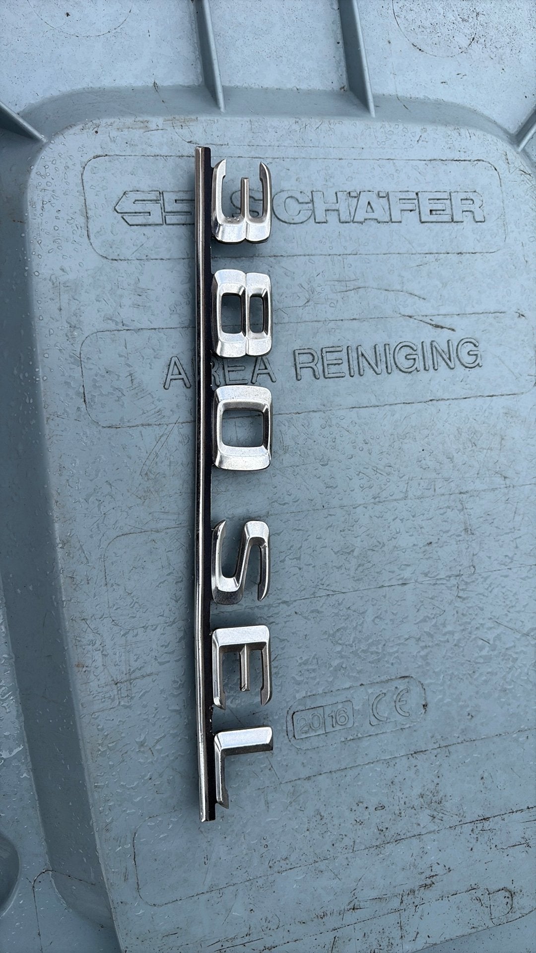 Mercedes type plaatje 380 sel, Ophalen, Gebruikt, Mercedes-Benz