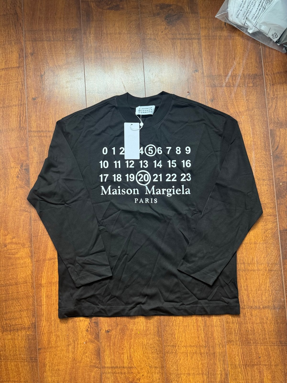 Maison margiela longsleeve zwart maat L, Ophalen of Verzenden, Nieuw, Maat 52/54 (L), Zwart