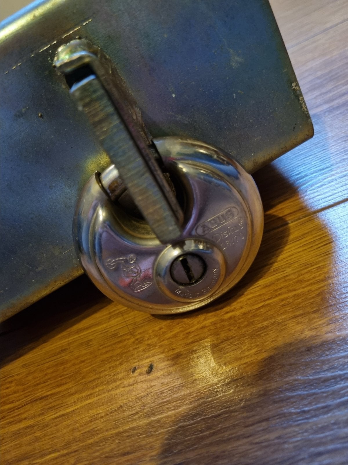 Koppelingslot Abus, Ophalen, Zo goed als nieuw