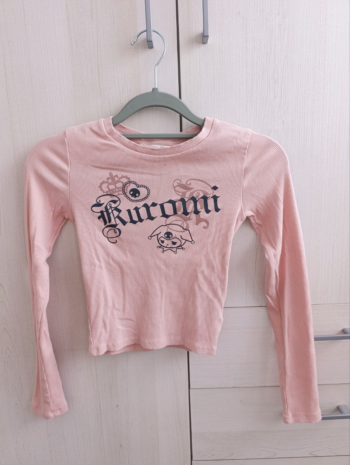 Crop top met lange mouwen voor meisjes van 10-12 jaar., Ophalen, Meisje, Shirt of Longsleeve