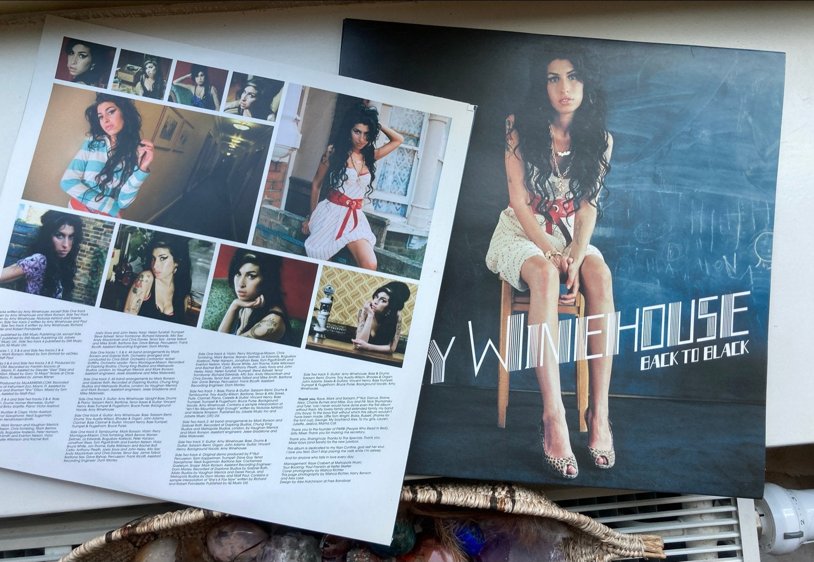 Amy Winehouse - Back to Black LP, Cd's en Dvd's, Vinyl | Pop, Zo goed als nieuw, Fotohoes, Inclusief binnenhoes, 12 inch, Ophalen of Verzenden