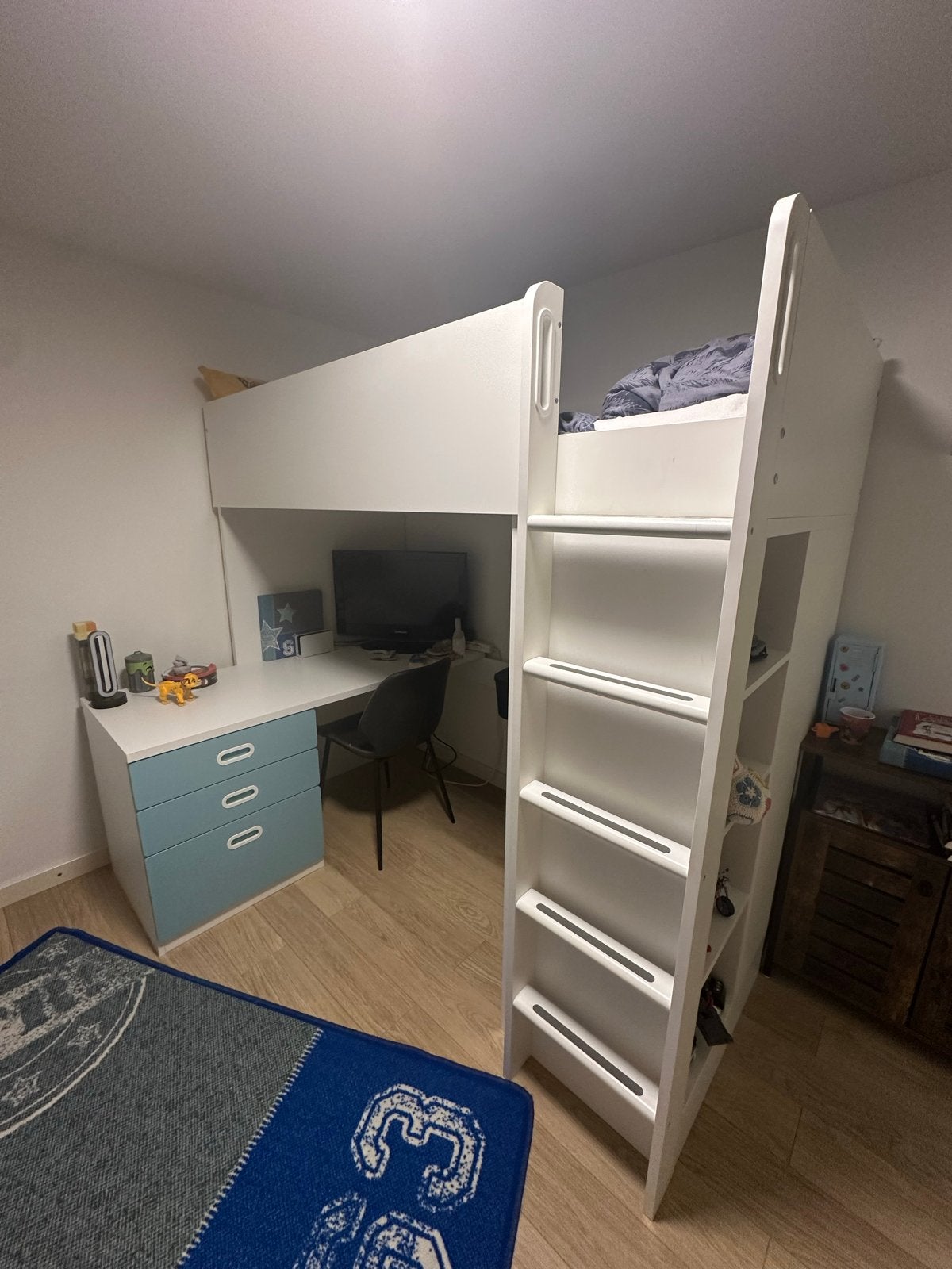 Ikea stuva hoogslaper, Ophalen, Eenpersoons, Zo goed als nieuw, 90 cm