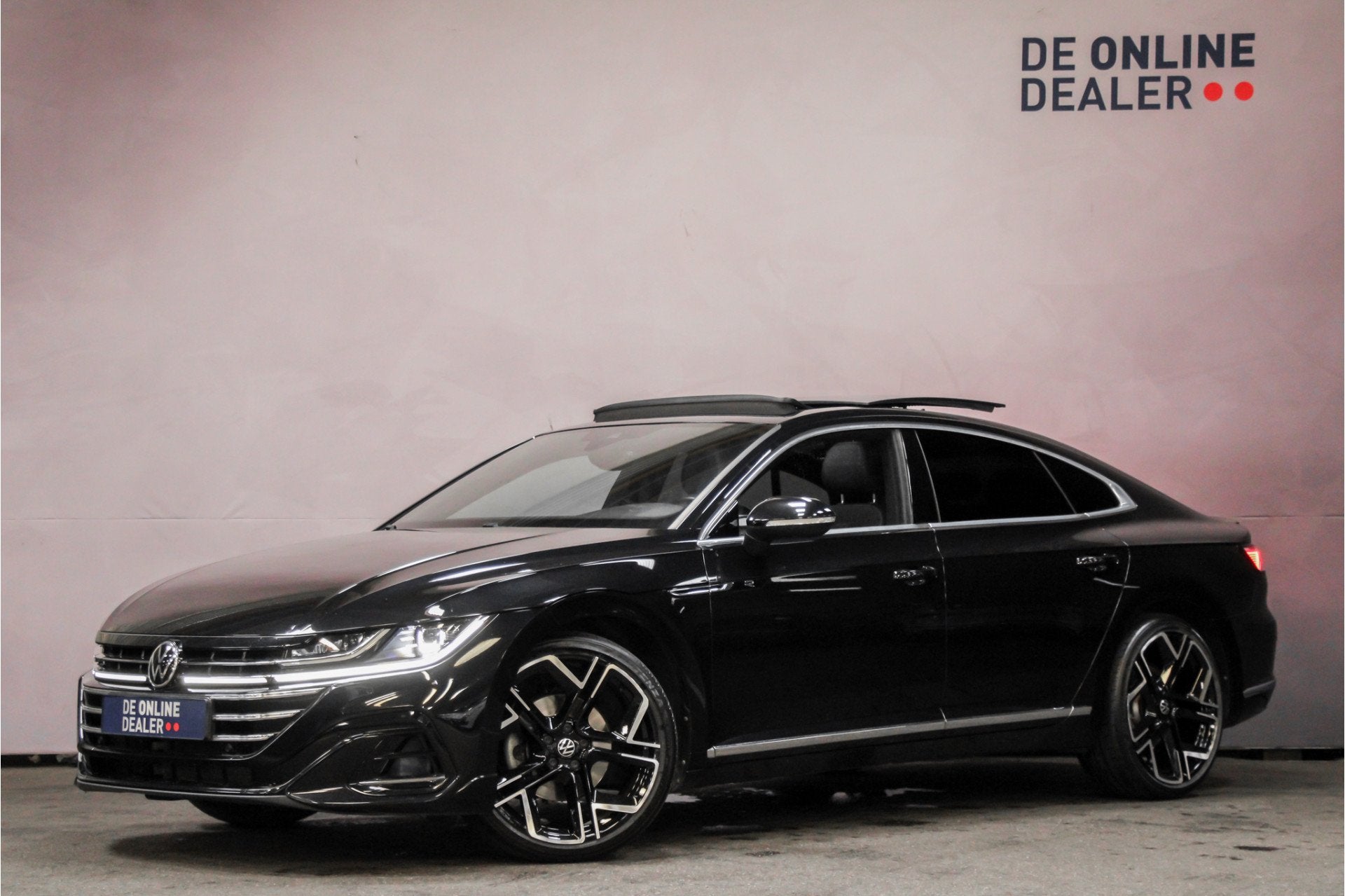 Volkswagen Arteon 2.0 TSI R-Line Business+ |Pano|20inch|Carp, Auto's, Arteon, Euro 6, 1984 cc, Zwart
