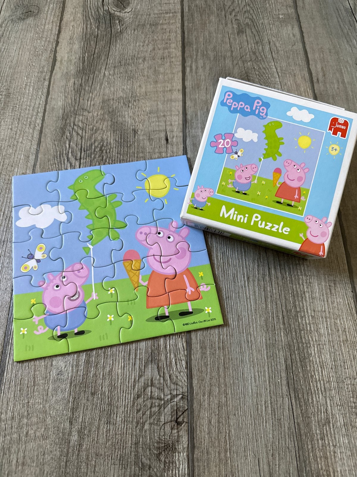 Peppa Pig Mini Puzzel 20 Stukjes, Ophalen, 10 tot 50 stukjes, Zo goed als nieuw, 2 tot 4 jaar