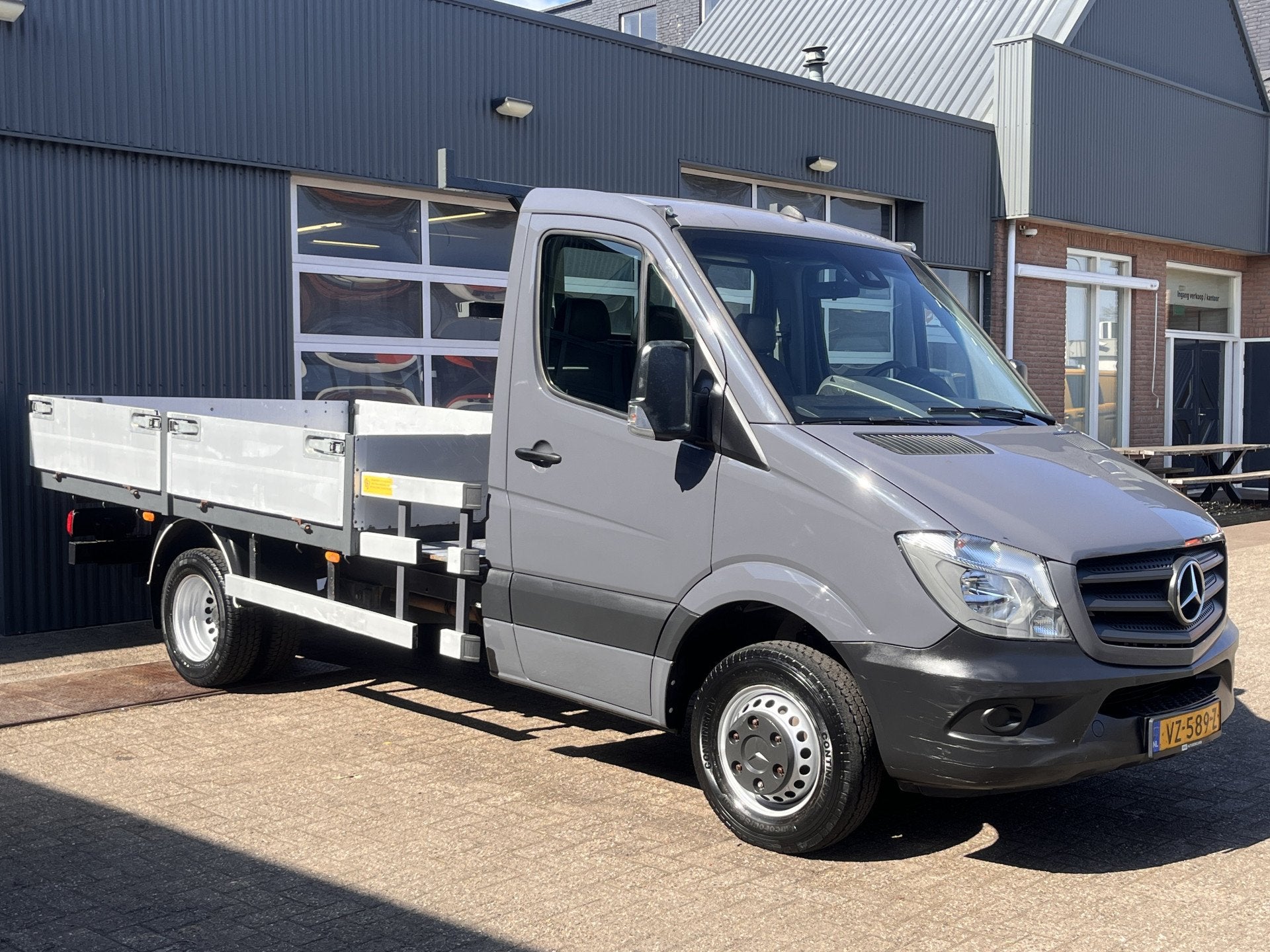 Mercedes-Benz Sprinter 513 2.2 366 Pick-up Open laadbak Airc, Auto's, 13 km/l, Gebruikt, 4 cilinders, Leder en Stof