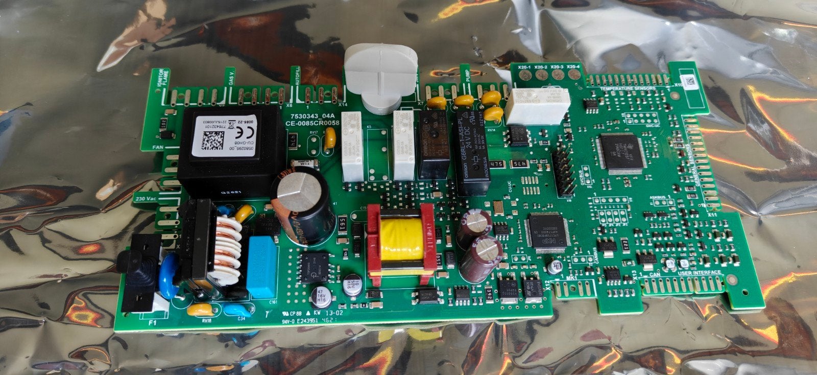DEFECTE mainboard Remeha Calenta Ace 28c HR, 30 tot 80 cm, Gebruikt, Hoog rendement (Hr), Overige typen