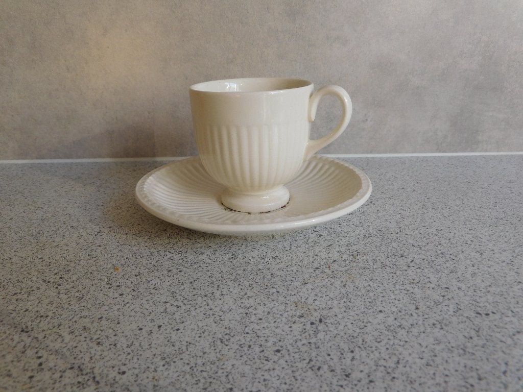 Kop en schotel Espresso Edme Conway Wedgwood, Ophalen of Verzenden, Zo goed als nieuw, Wedgwood, Kop(pen) en/of Schotel(s)