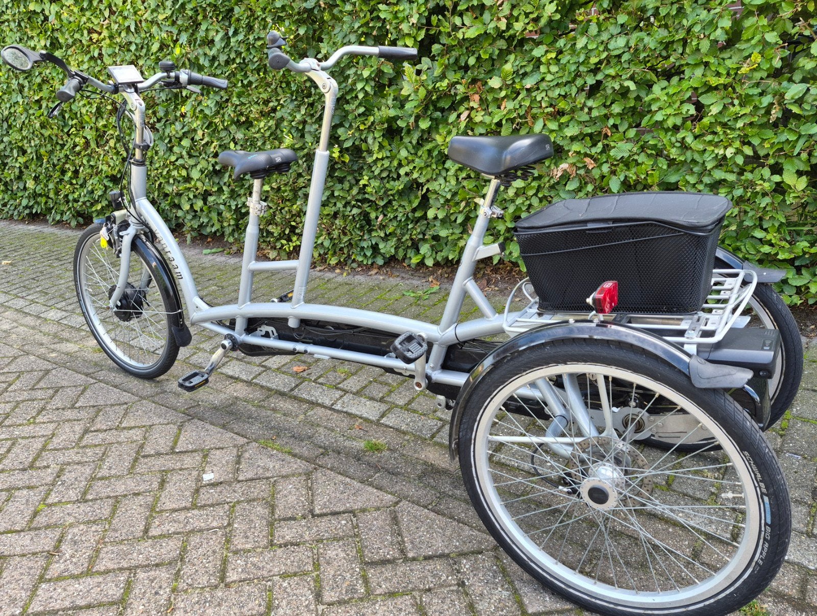 Van Raam electrische driewiel tandem, Fietsen en Brommers, Ophalen, Zo goed als nieuw, Van Raam