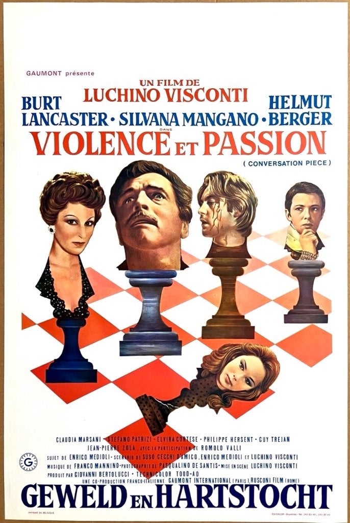 Conversation Piece (1974) - Originele filmposter, Verzenden, Zo goed als nieuw, A1 t/m A3, Film en Tv