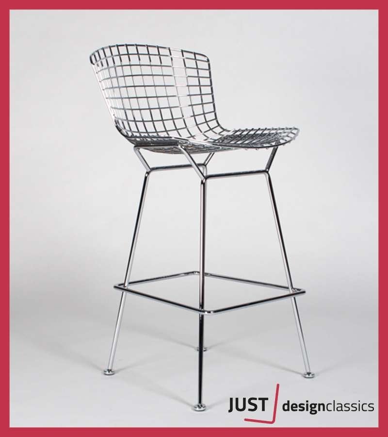 Knoll Bertoia Barstool Chroom (voorraad:4), Niet ingevuld, Zo goed als nieuw, Niet ingevuld, Niet ingevuld