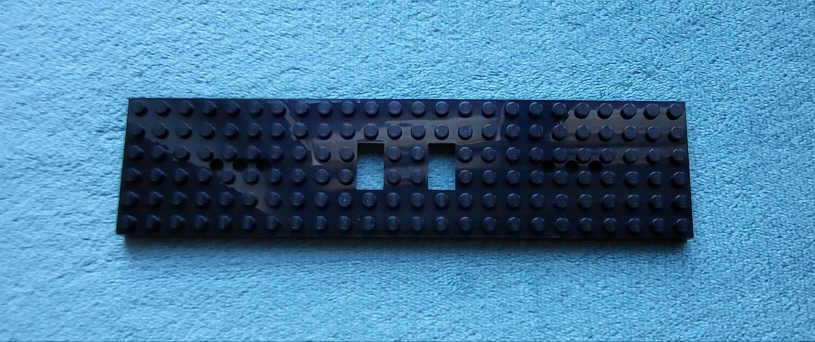 Lego trein locomotief / wagon bouw bodem plaat 24x6x1 Zwart., Ophalen of Verzenden, Gebruikt, Losse stenen, Lego
