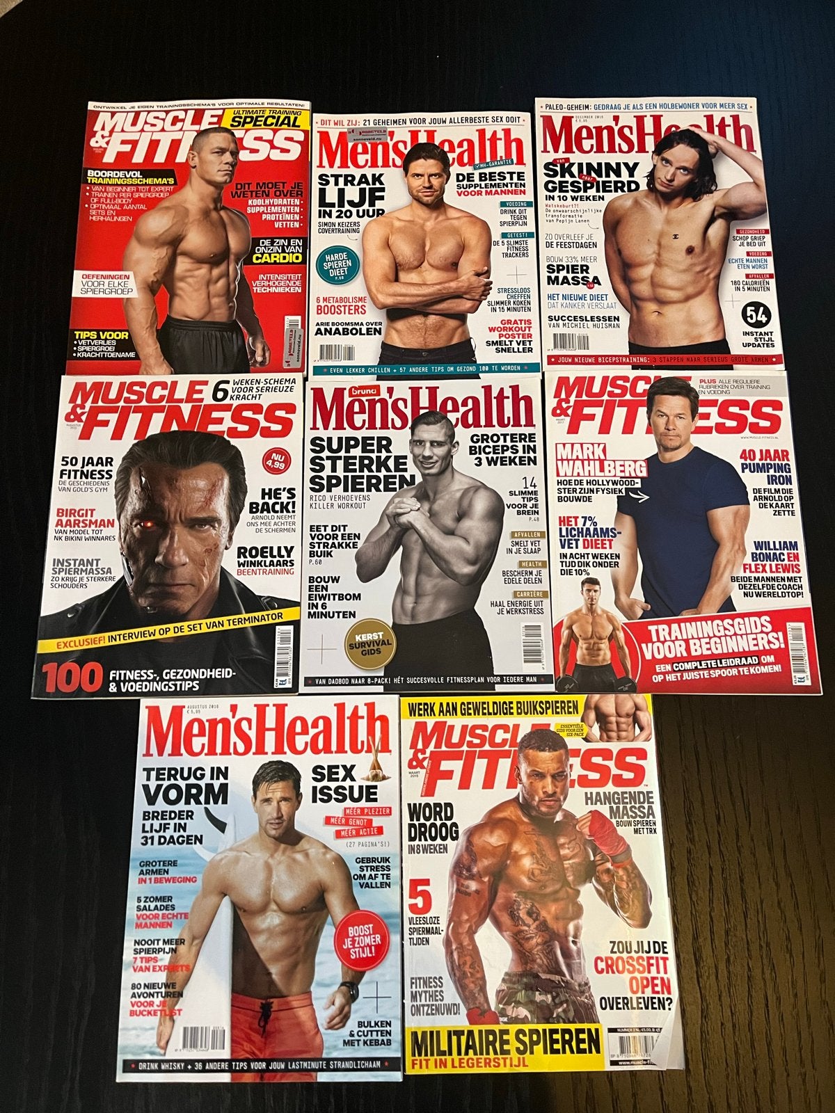 8.- gelijk ophalen!! Muscle & Fitness & Men's Health, Boeken, Ophalen of Verzenden, Zo goed als nieuw, Sport en Vrije tijd