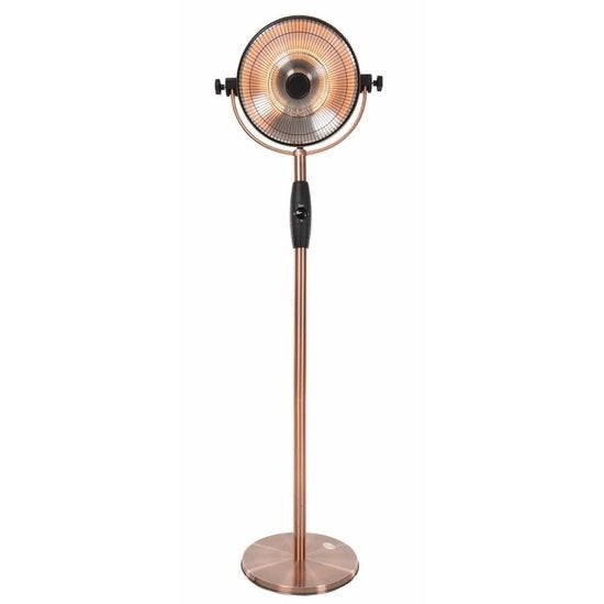Sunred Retro Staande Terrasverwarmer 2100W Rosegoud, Ophalen, Zo goed als nieuw, Elektrisch, Vloer