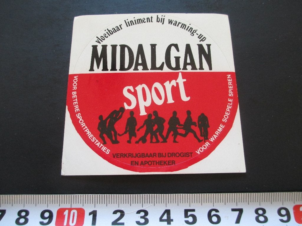 sticker Midalgan Sport  GT174, Ophalen, Zo goed als nieuw