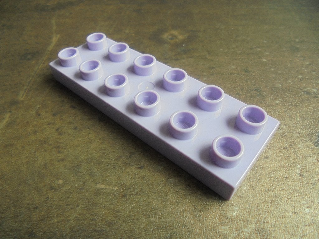 Lego Duplo Plate 2x6 (zie foto's), Ophalen of Verzenden, Gebruikt, Losse stenen, Duplo