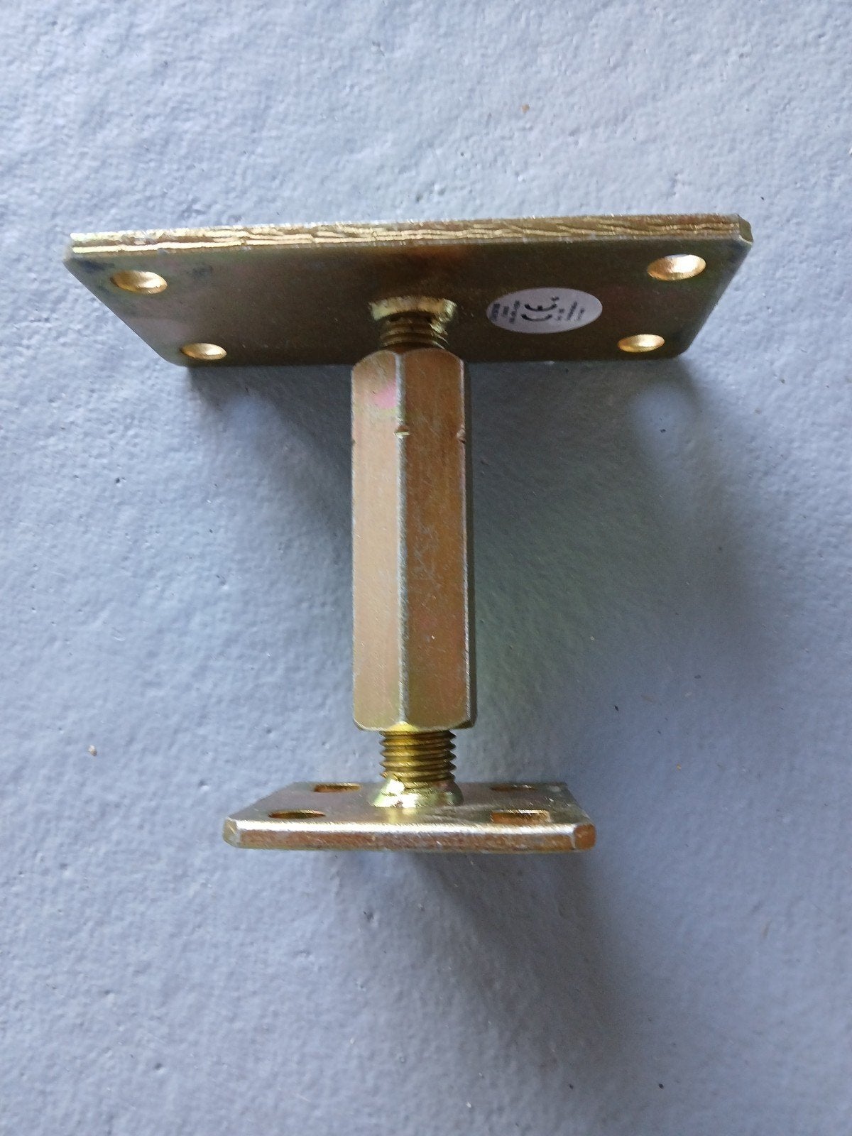Verstelbare meubelpoot/steun, goudkleurig, nieuw, Tuin en Terras, Overkappingen, Ophalen of Verzenden, Nieuw, Overige typen