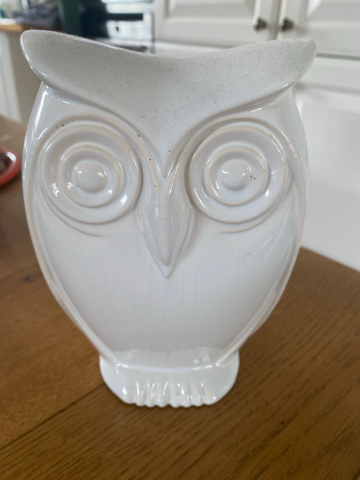 Witte Uil Decoratieve Uil, Antiek en Kunst, Ophalen of Verzenden
