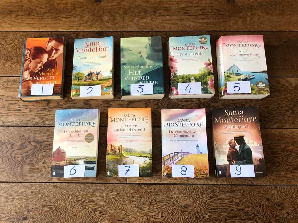 Santa Montefiore -  9 boeken, Boeken, Ophalen of Verzenden, Gelezen, Europa overig