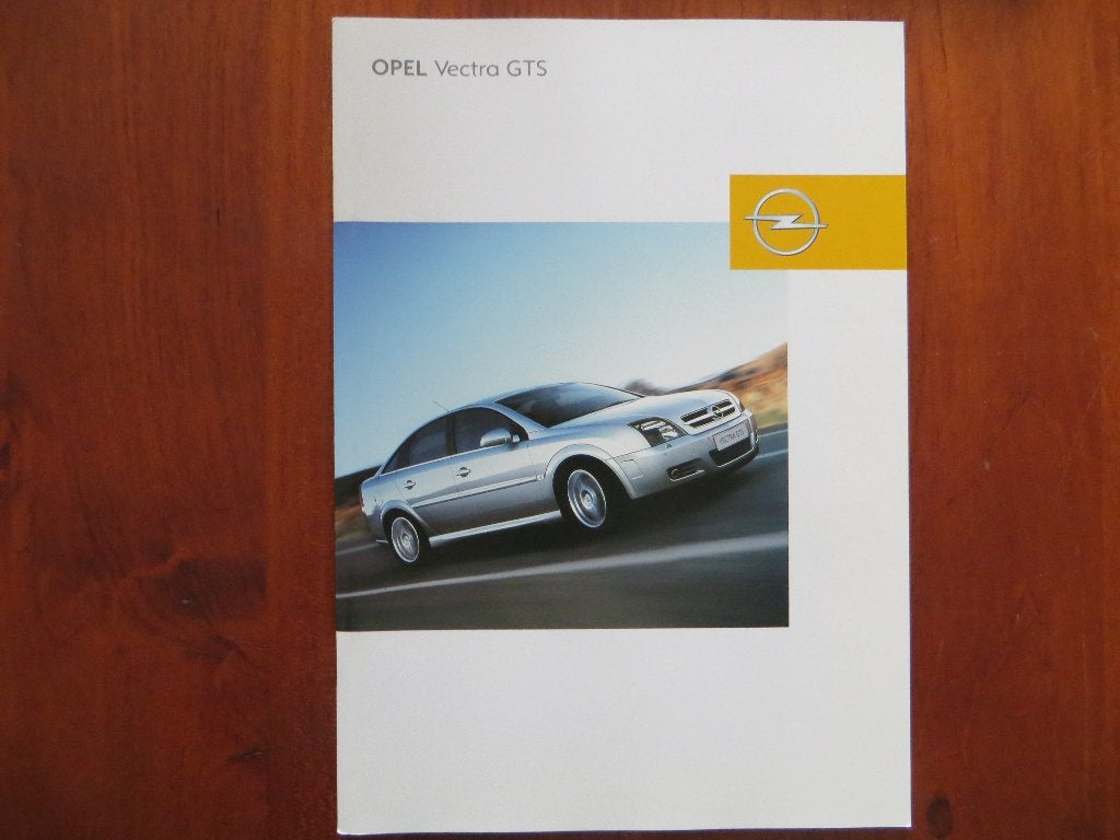 Opel Vectra GTS (2002) met bijlage: prijslijst, Ophalen of Verzenden, Nieuw, Opel