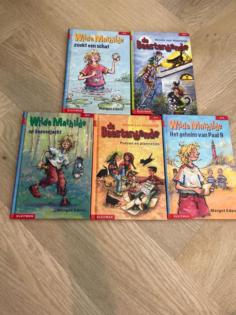 Wilde Mathilde & De Beestenbende boeken (5 stuks), Boeken, Ophalen, Gelezen, Fictie