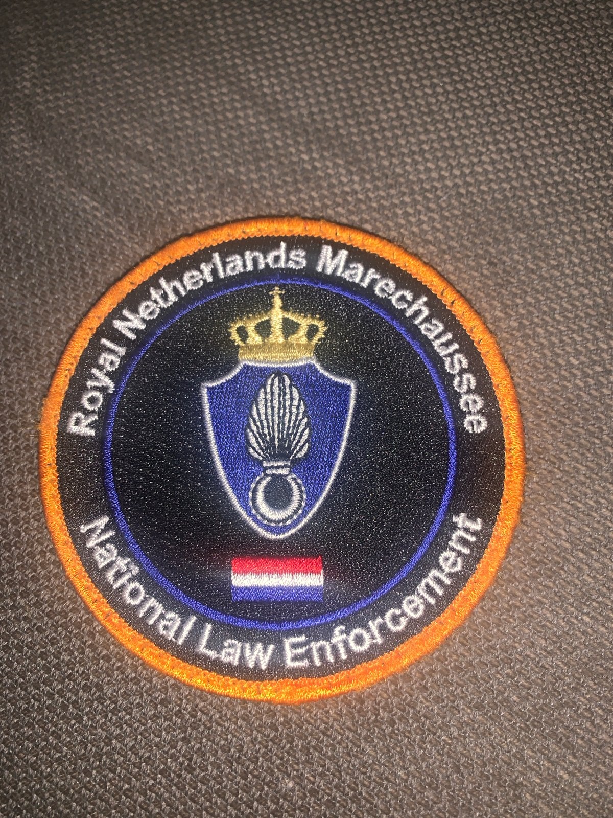 KMar patch met velcro, Ophalen of Verzenden, Marechaussee, Nederland, Embleem of Badge