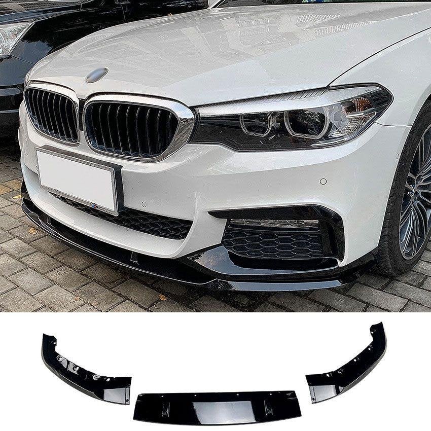 BMW G30 G31 M-Sport Front Splitter Hoogglans Zwart, Auto-onderdelen, Voor, Nieuw, Ophalen of Verzenden, Bumper